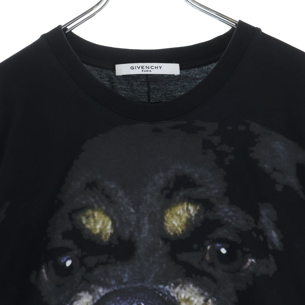 GIVENCHY(ジバンシィ) Rottweiler T-Shirt ロットワイラー ドッグプリント半袖Tシャツ ブラック 15S 7323 651