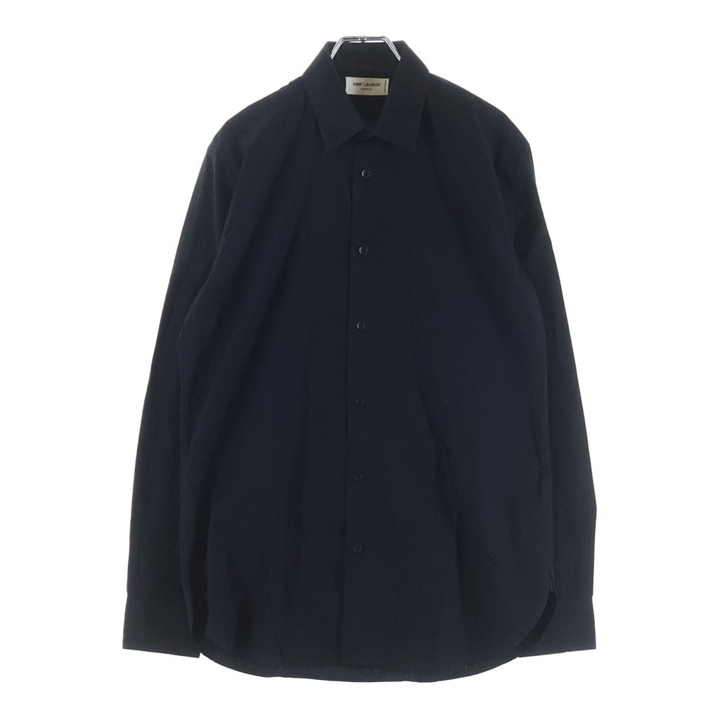 SAINT LAURENT PARIS(サンローランパリ) Uniform L/S Shirt ユニフォーム 長袖シャツ ブラック 638427 Y217W