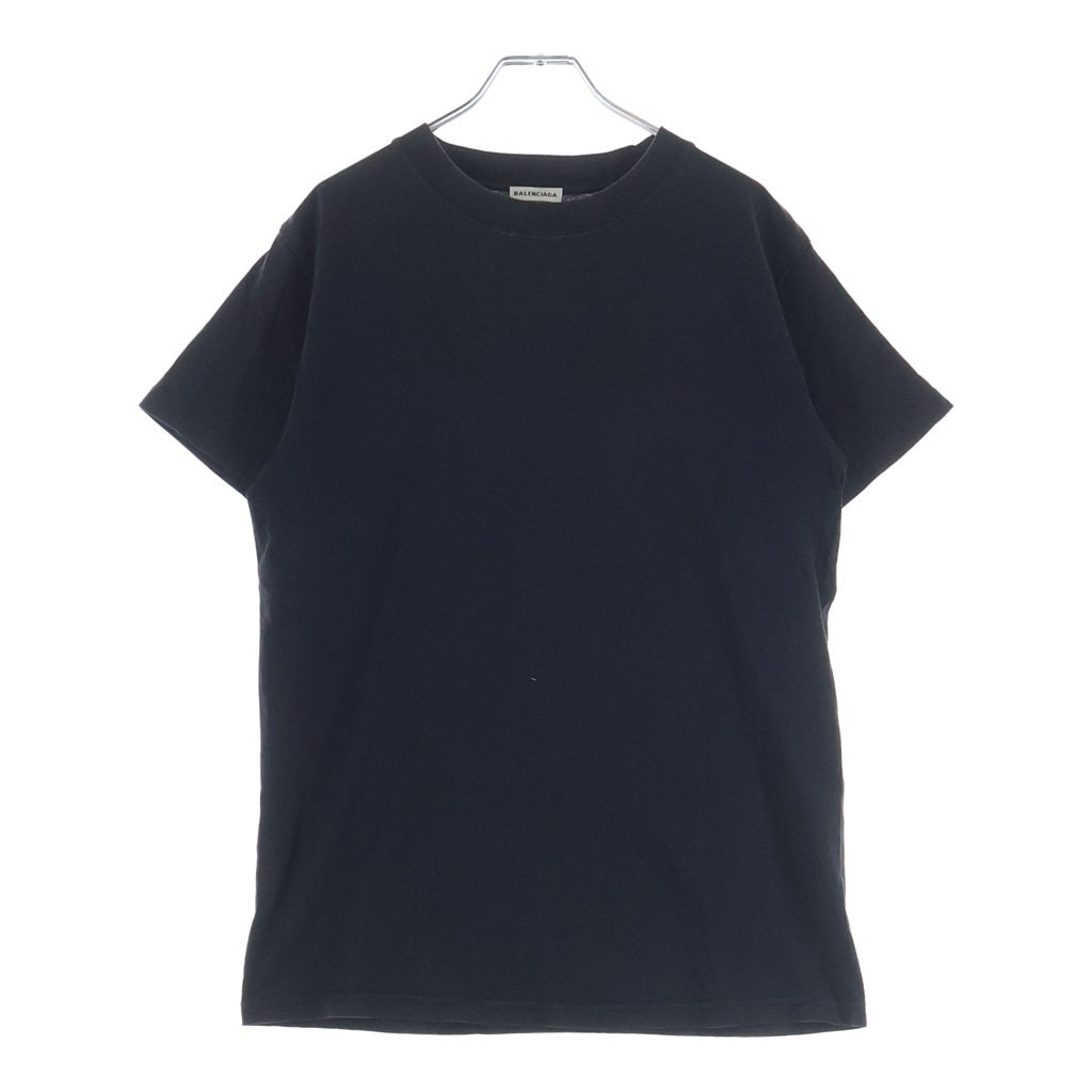 BALENCIAGA(バレンシアガ) T-Shirt バックロゴ刺繍 半袖Tシャツ ブラック