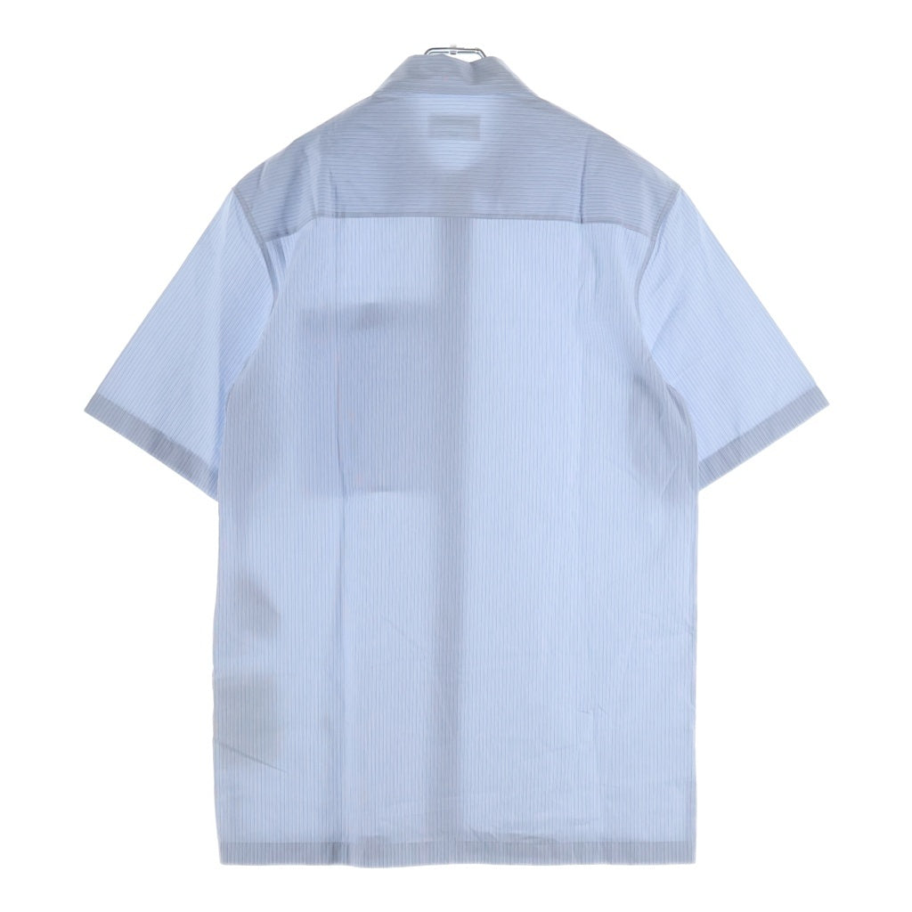 JIL SANDER(ジルサンダー) Friday 7Days Stripes Shirt セブンデイズ フライデー ストライプ半袖シャツ ブルー J24DL0106 J45178