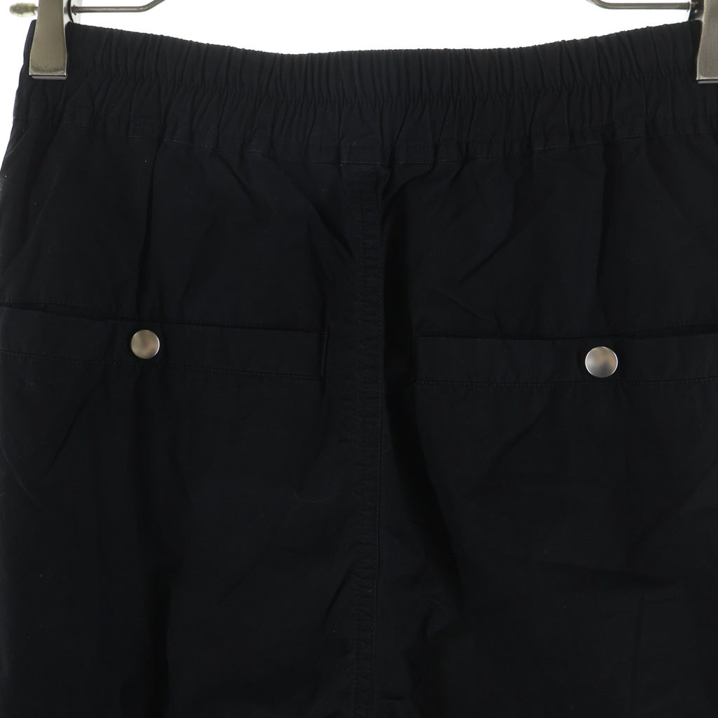Rick Owens(リックオウエンス) 22SS Drawstring Pants 裾ジップ ドローストリングパンツ ブラック RP01B4318-P