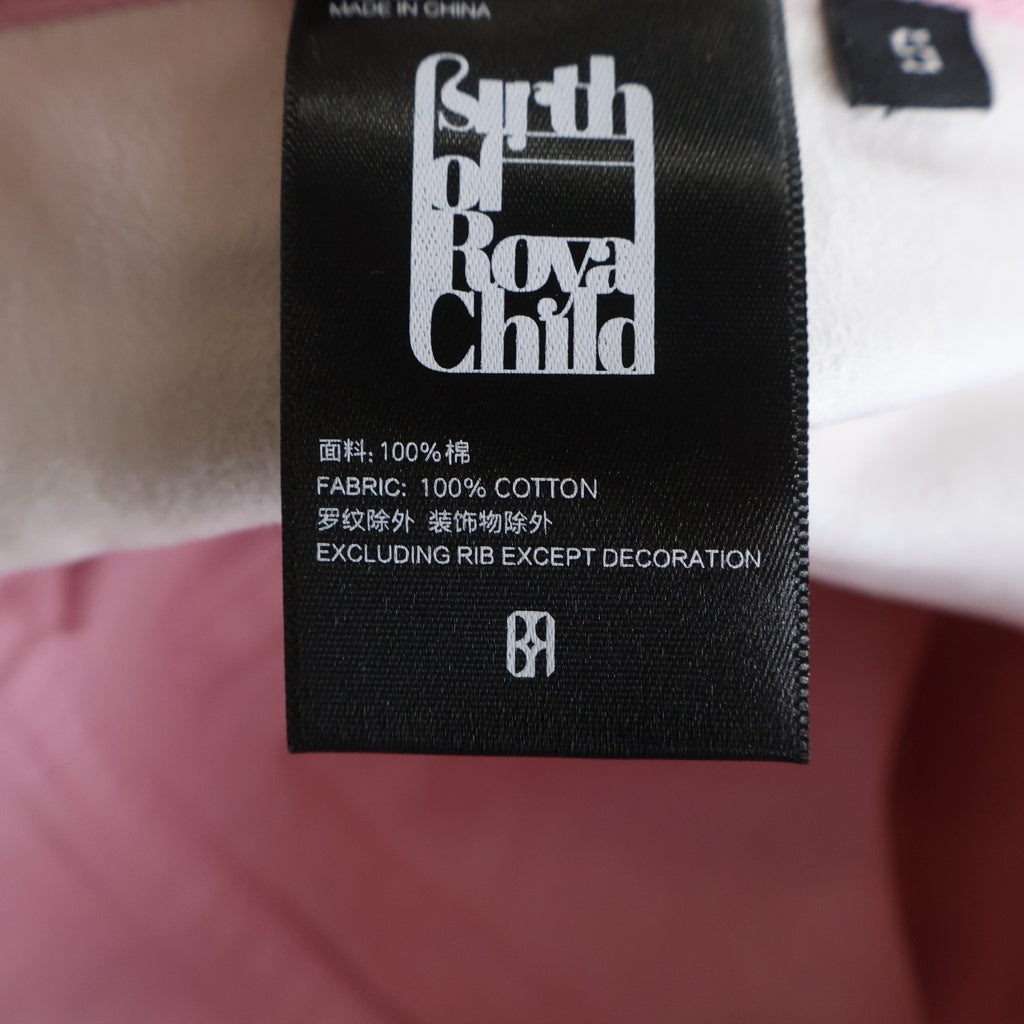 BIRTH OF ROYAL CHILD(バースオブロイヤルチャイルド) 20K Stellar Diamond Jeans Pink ダメージ加工 ラインストーン装飾 デニムパンツ ピンク