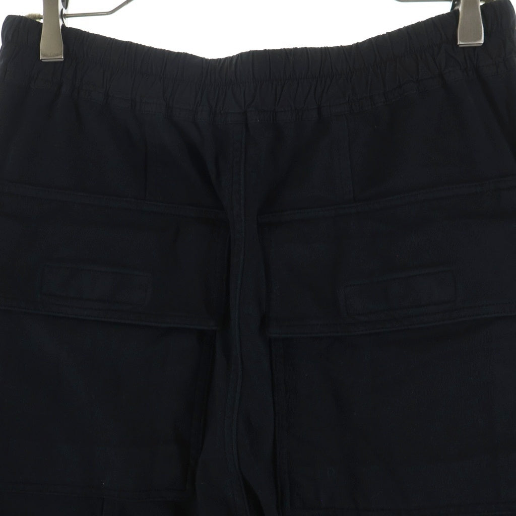 DRKSHDW(ダークシャドウ) 21AW Creatch Cargo Cropped Drawstring Pants クロップド ドローストリング カーゴパンツ ブラック DU02A3371-RIG