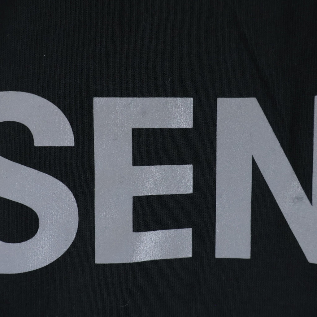 FEAR OF GOD ESSENTIALS(フィアオブゴッド エッセンシャルズ) L/S T-SHIRT バックリフレクターロゴ 長袖Tシャツ ロンT ブラック