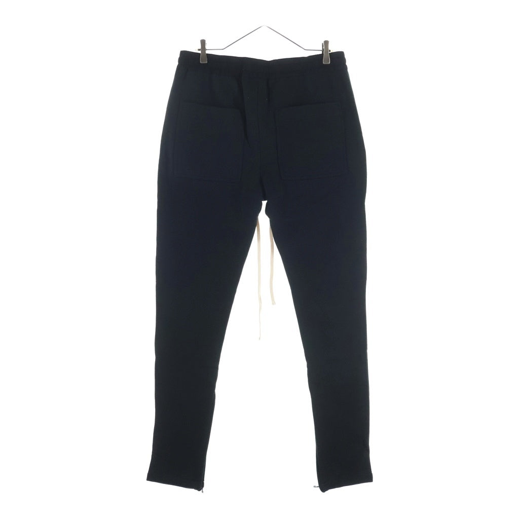 FEAR OF GOD(フィアオブゴッド) SWEAT PANTS 裾ジップ ドローストリング スウェットパンツ ブラック