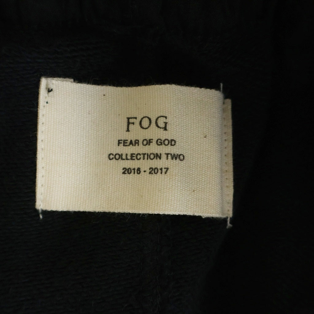 FEAR OF GOD(フィアオブゴッド) SWEAT PANTS 裾ジップ ドローストリング スウェットパンツ ブラック