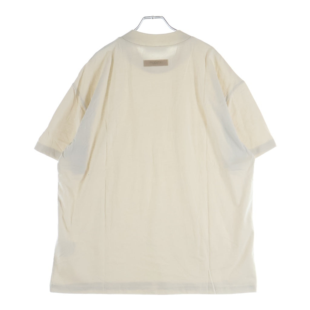 FEAR OF GOD ESSENTIALS(フィアオブゴッド エッセンシャルズ) S/S T-SHIRT ラバーロゴ 半袖Tシャツ アイボリー