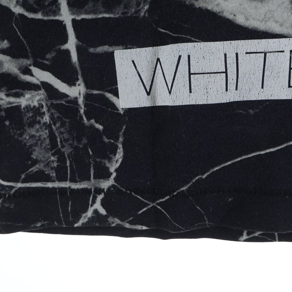 OFF-WHITE(オフホワイト) 16SS Caravaggio Marble T-Shirt カラヴァッジョ 総柄半袖Tシャツ ブラック