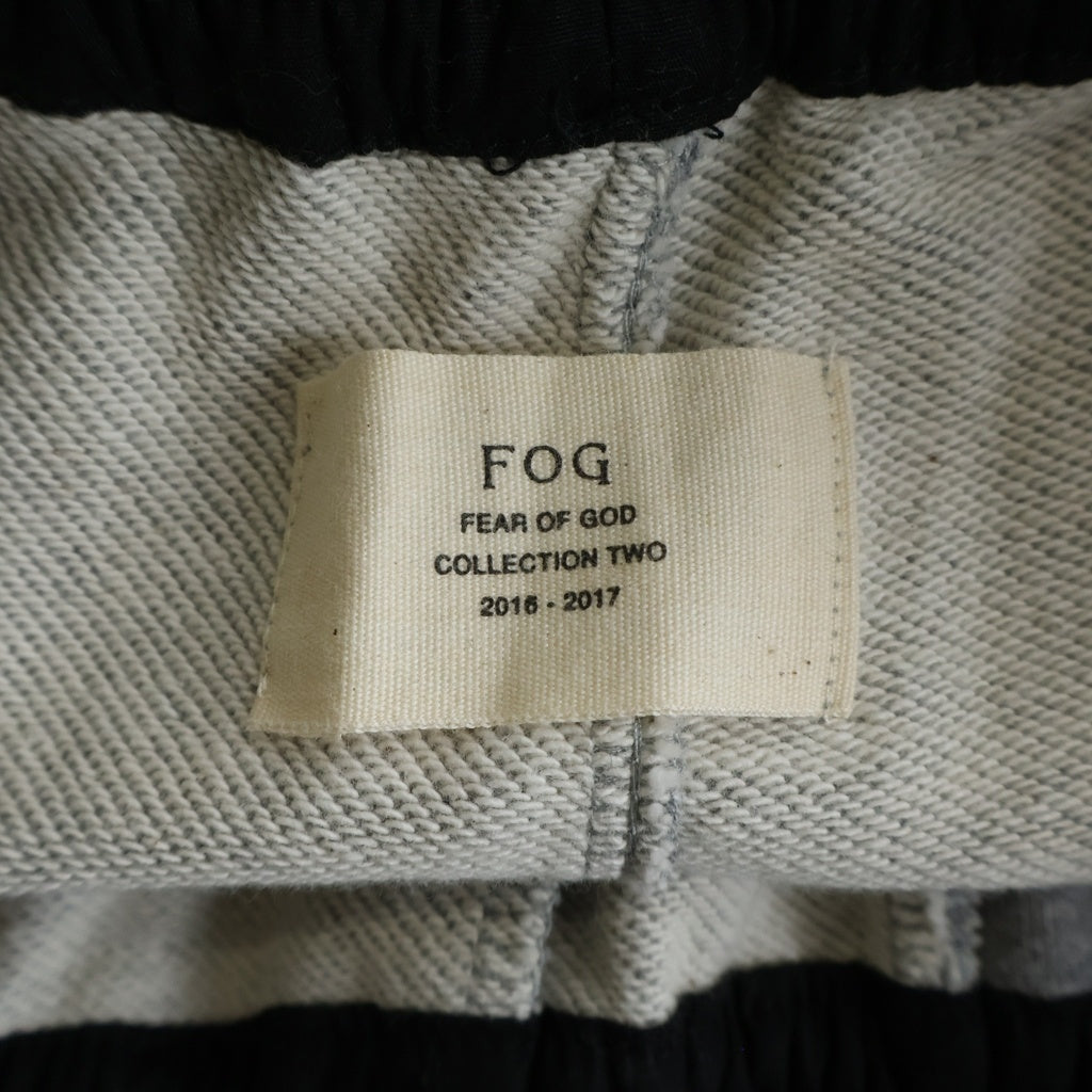 FEAR OF GOD(フィアオブゴッド) SWEAT PANTS 裾ジップ ドローストリング スウェットパンツ グレー