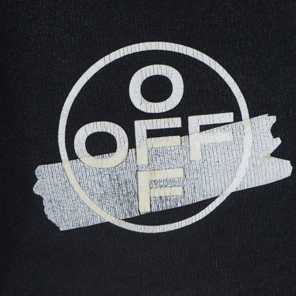 OFF-WHITE(オフホワイト) 20SS Tape Arrow Sweat Shorts テープロゴ スウェットハーフパンツ ショーツ ブラック OMCI006R20E30002