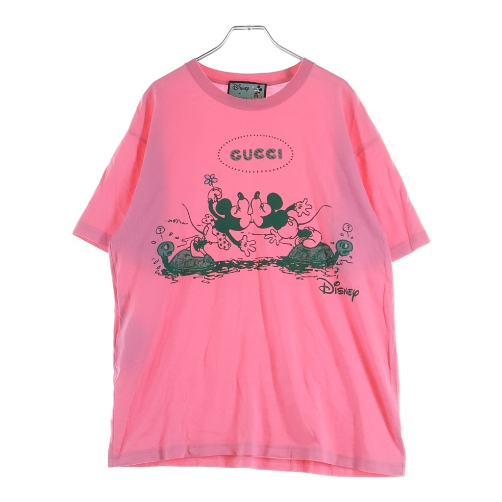GUCCI(グッチ) ×Disney T-Shirt ディズニー 半袖Tシャツ ピンク 539081 XJB70