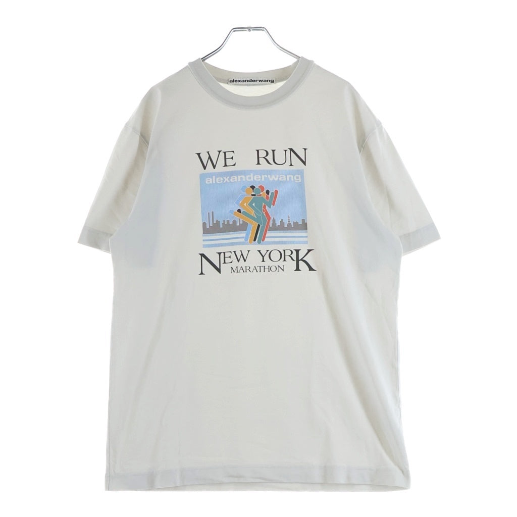 ALEXANDER WANG(アレキサンダーワン) New York Marathon T-Shirt 半袖Tシャツ ホワイト
