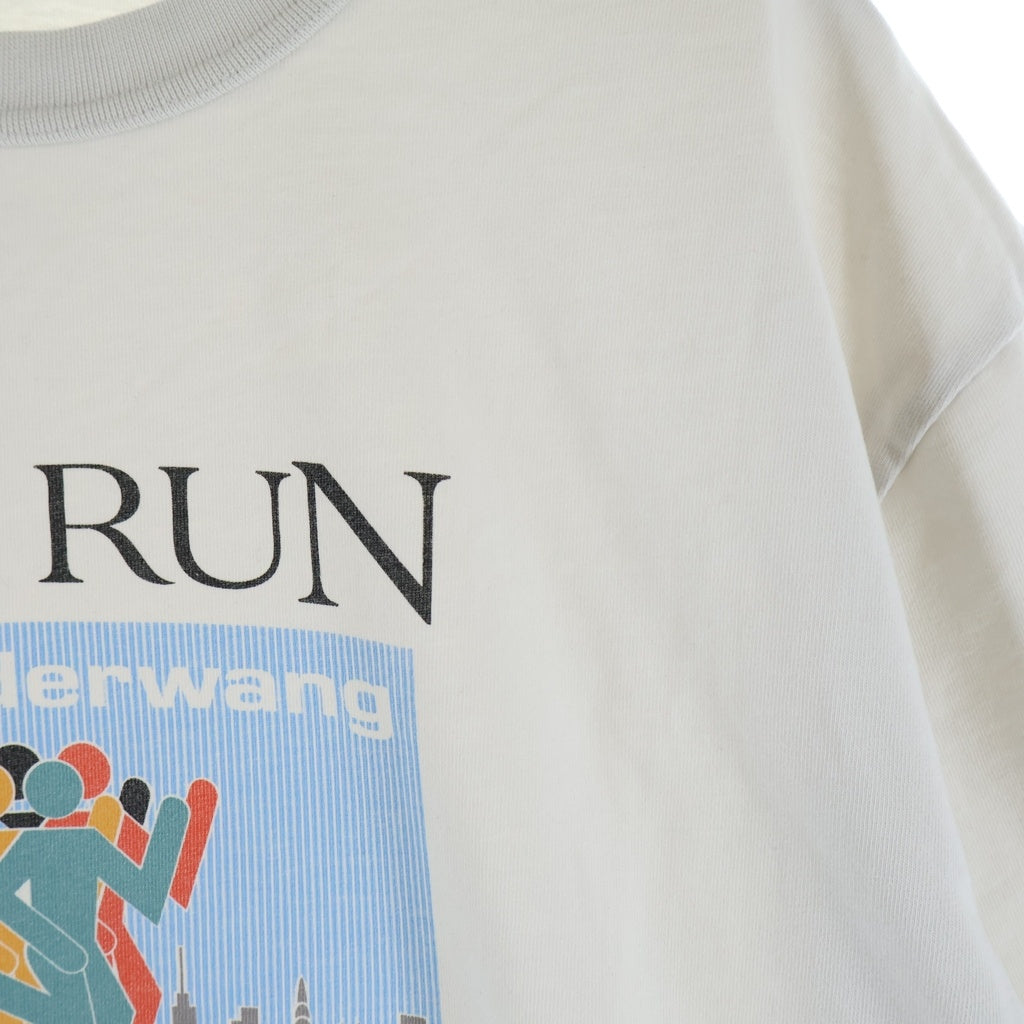 ALEXANDER WANG(アレキサンダーワン) New York Marathon T-Shirt 半袖Tシャツ ホワイト