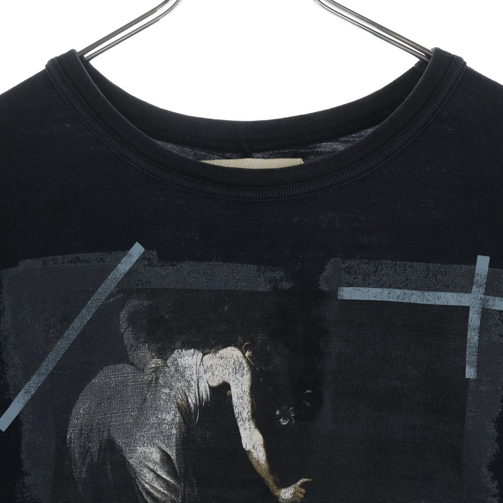 OFF-WHITE(オフホワイト) 16SS Caravaggio T-Shirt カラヴァッジョ 半袖Tシャツ ブラック
