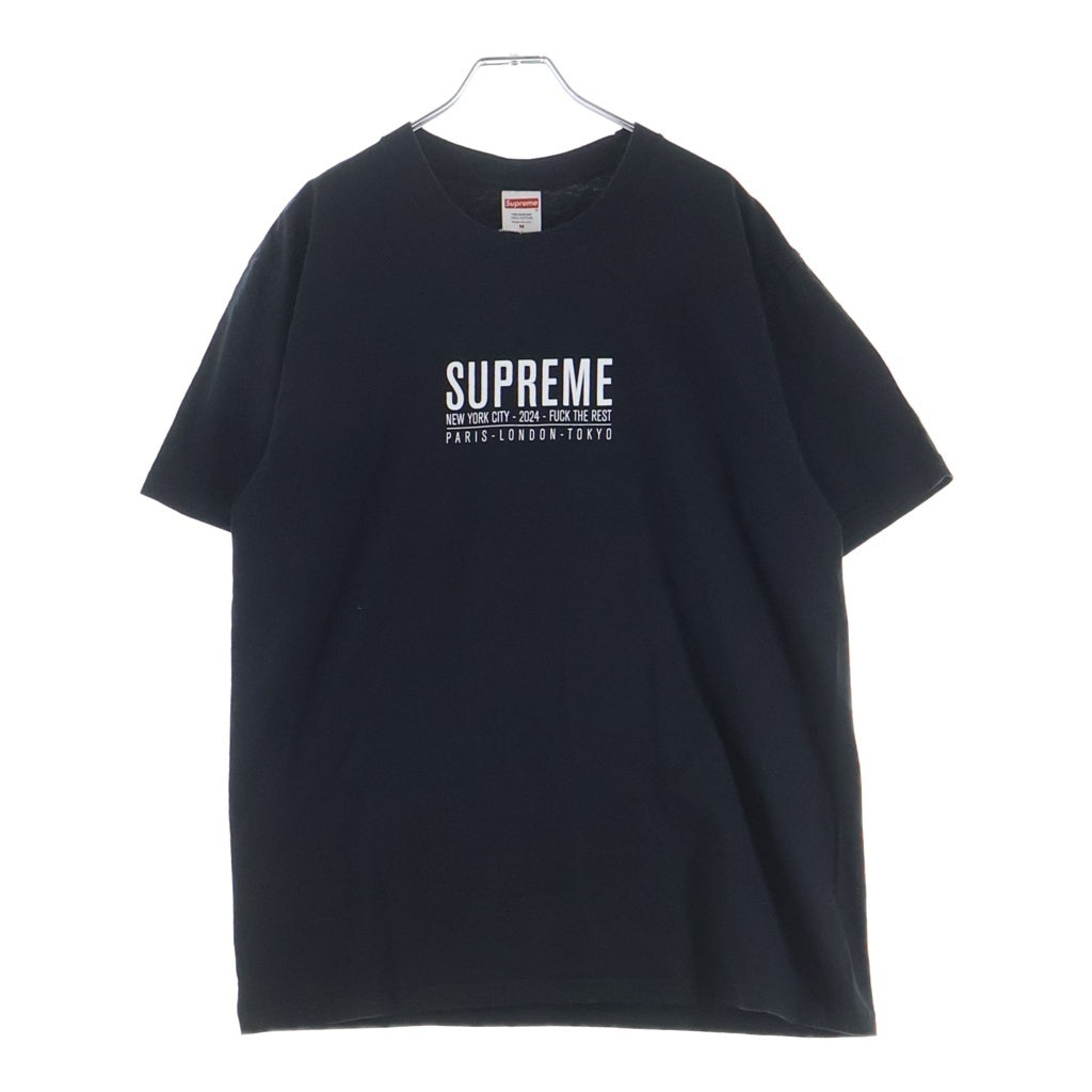 SUPREME(シュプリーム) 24SS Paris Tee パリ 半袖Tシャツ ブラック