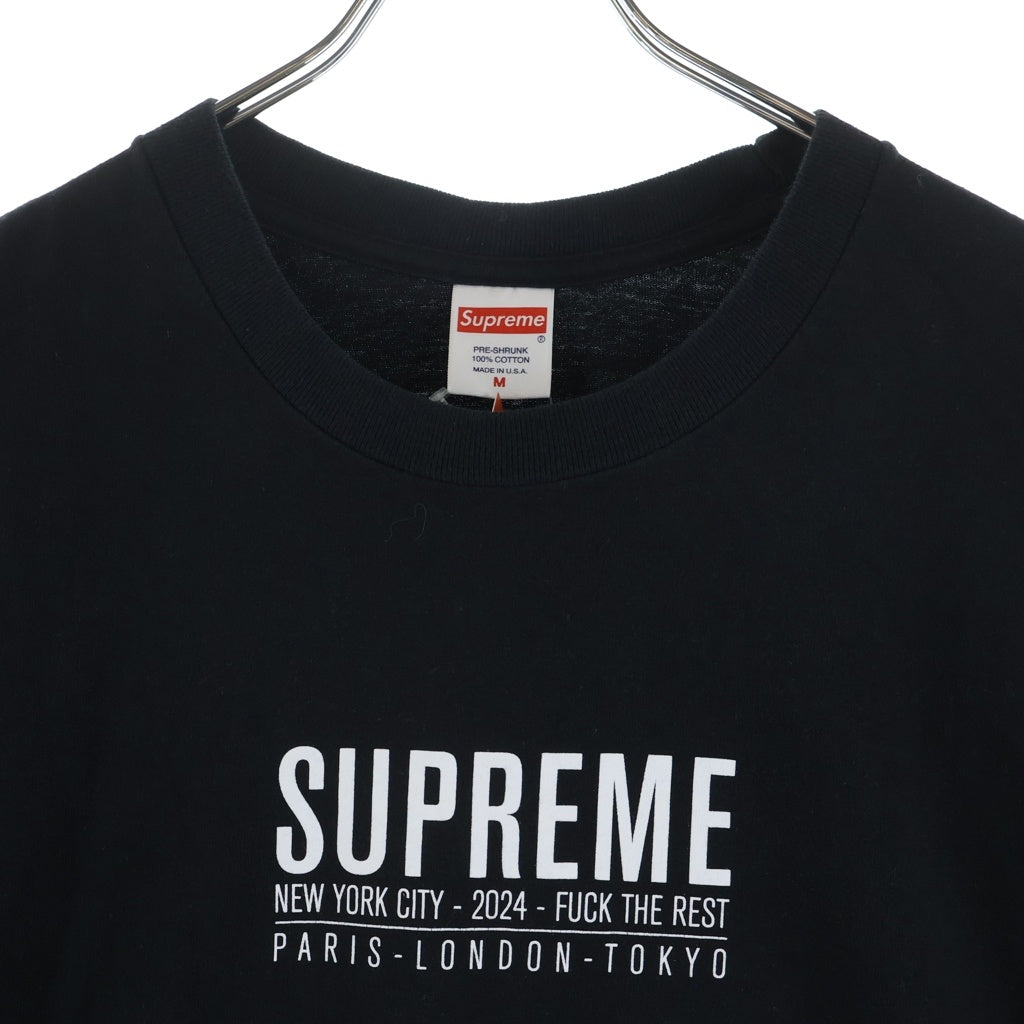 SUPREME(シュプリーム) 24SS Paris Tee パリ 半袖Tシャツ ブラック