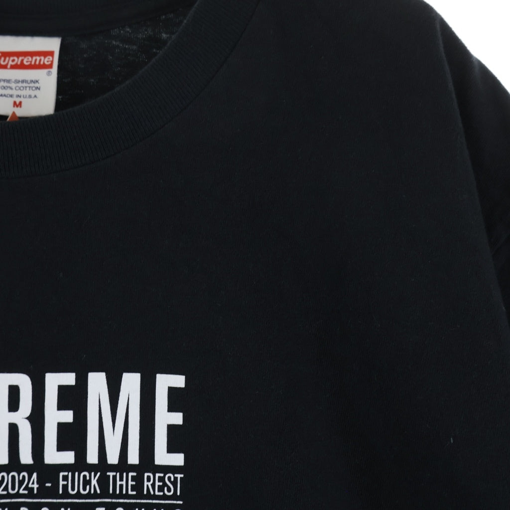 SUPREME(シュプリーム) 24SS Paris Tee パリ 半袖Tシャツ ブラック
