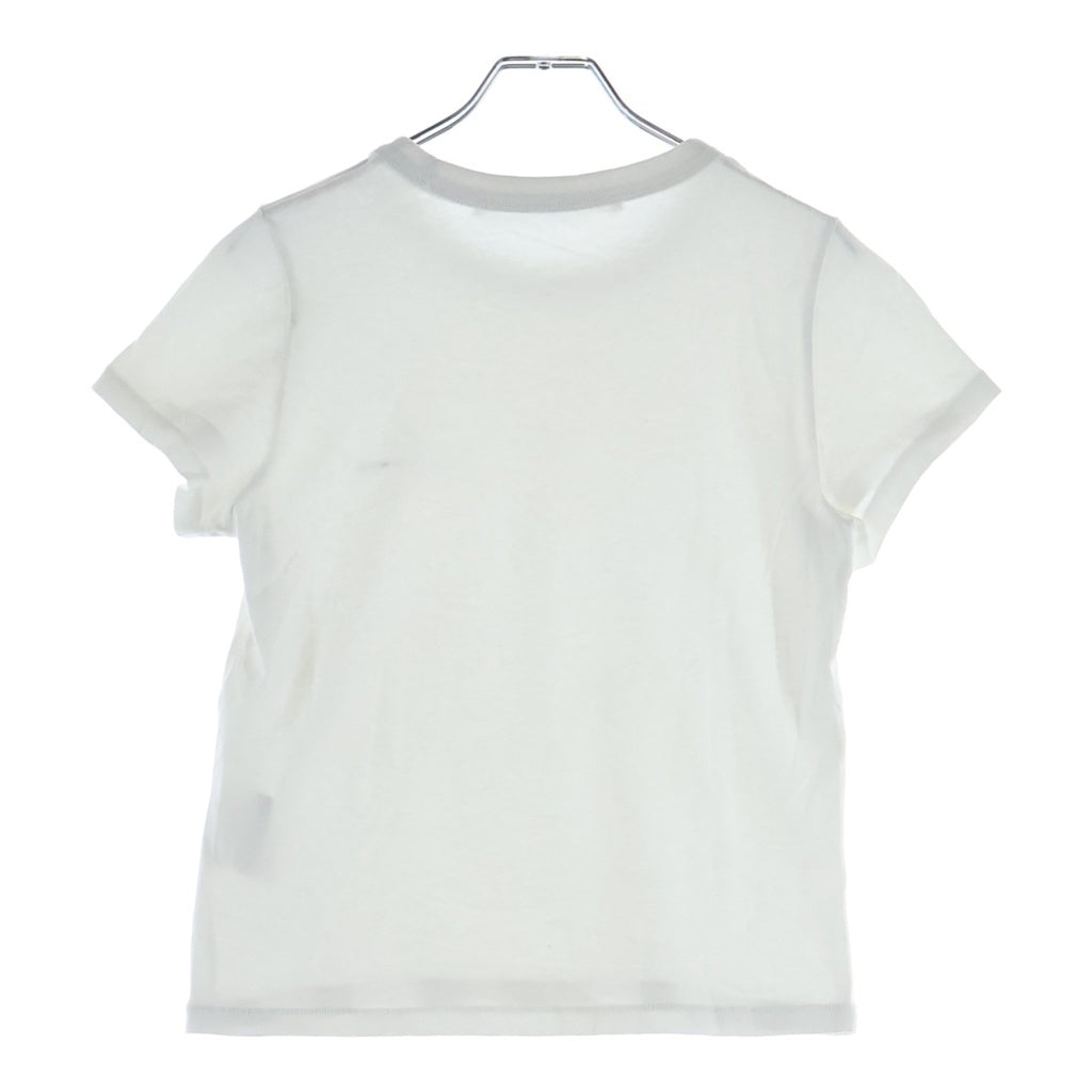 ALEXANDER WANG(アレキサンダーワン) Cropped T-Shirt クロップド半袖Tシャツ ホワイト レディース