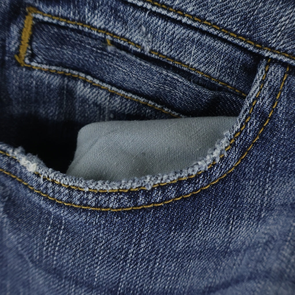 DOLCE & GABBANA(ドルチェアンドガッバーナ) Denim Pants ダメージ加工 スキニーデニムパンツ インディゴ レディース S50449 SD984
