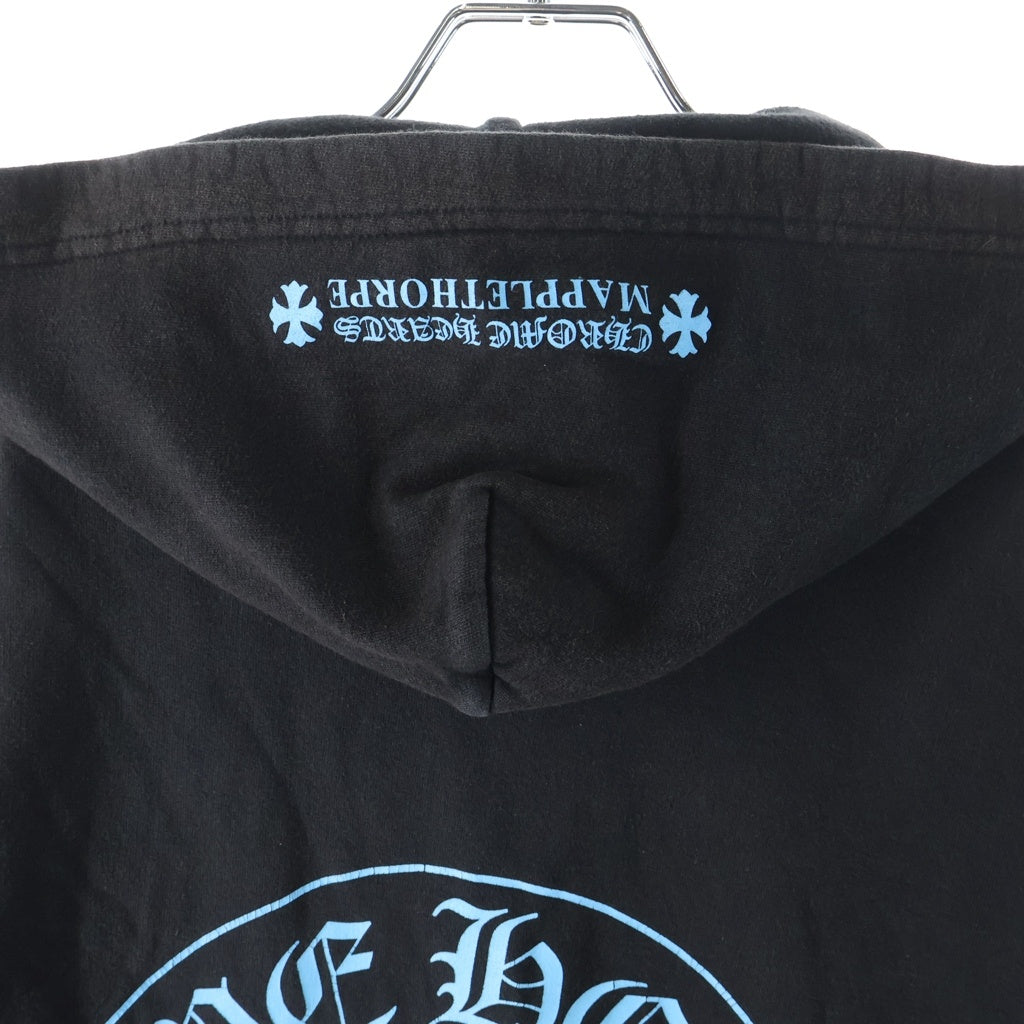 CHROME HEARTS(クロムハーツ) MAPPLETHORPE HOODIE メイプルソープ ホースシュー フーディー プルオーバー スウェットパーカー ブルー/ブラック