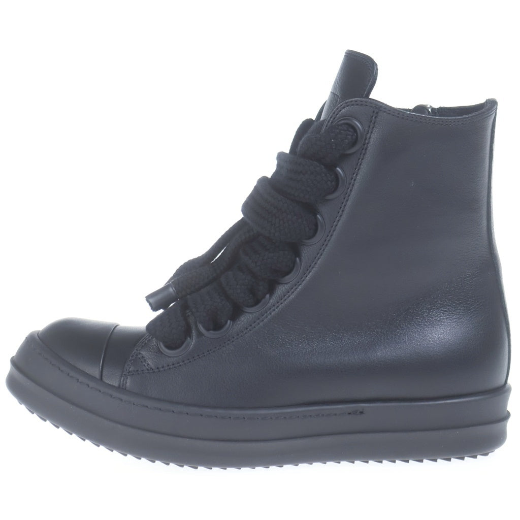 Rick Owens(リックオウエンス) JUMBOLACE SNEAKER ジャンボレース レザーハイカットスニーカー ブラック RP01F6878-LCOW2