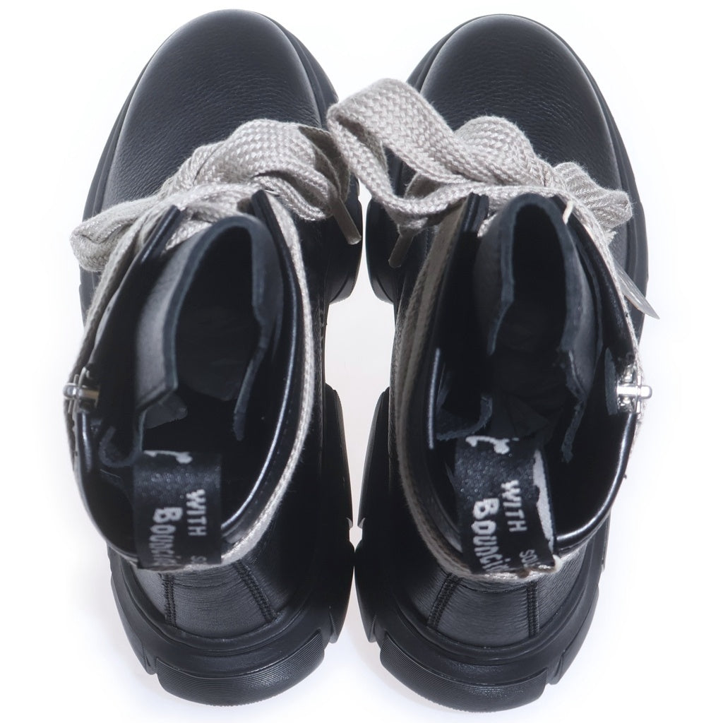 Rick Owens(リックオウエンス) ×Dr.Martens 1460 DMXL JUMBO LACE BOOT ドクターマーチン ジャンボレース ハイカットレザーブーツ ブラック 31755001