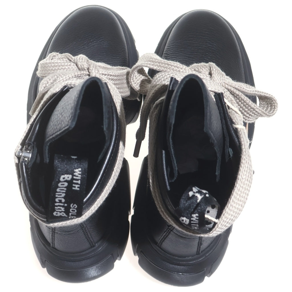 Rick Owens(リックオウエンス) ×Dr.Martens 1460 DMXL JUMBO LACE BOOT ドクターマーチン ジャンボレース ハイカットレザーブーツ ブラック 31755001