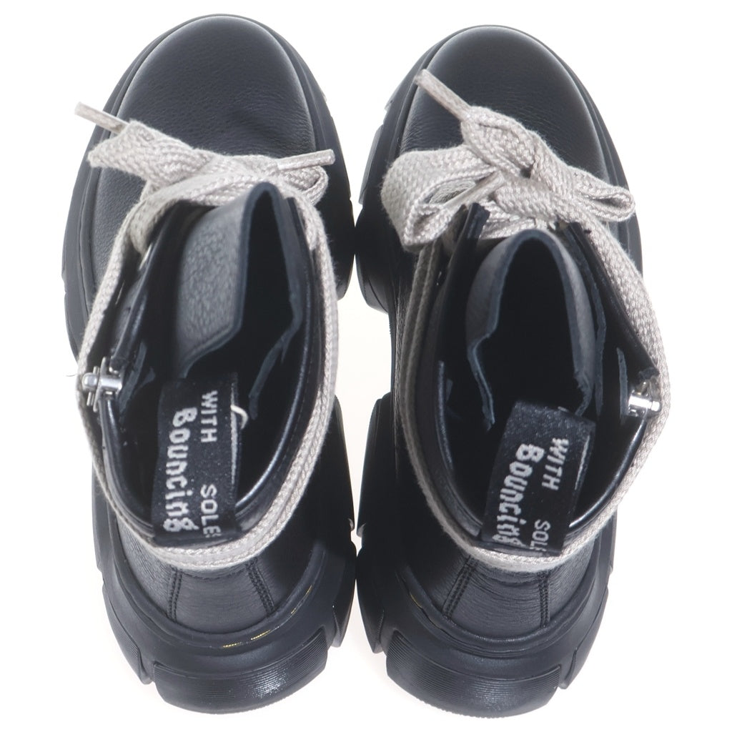 Rick Owens(リックオウエンス) ×Dr.Martens 1460 DMXL JUMBO LACE BOOT ドクターマーチン ジャンボレース ハイカットレザーブーツ ブラック 31755001