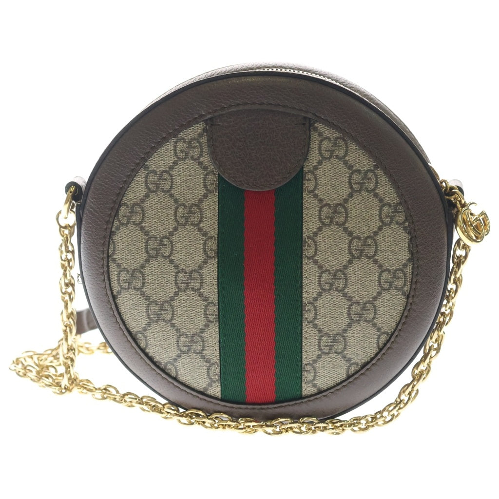 GUCCI(グッチ) オフィディア GG ミニ ラウンド ショルダーバッグ ベージュ 550618 レディース