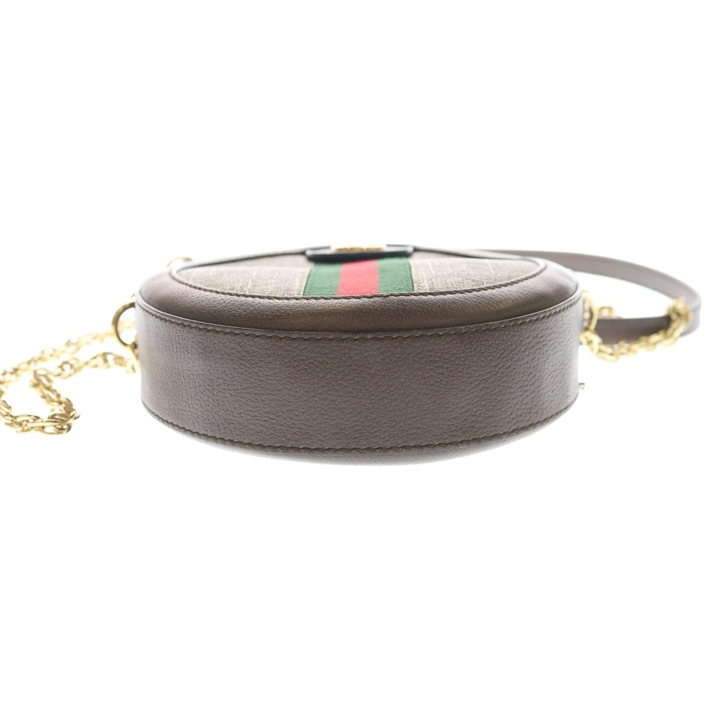 GUCCI(グッチ) オフィディア GG ミニ ラウンド ショルダーバッグ ベージュ 550618 レディース
