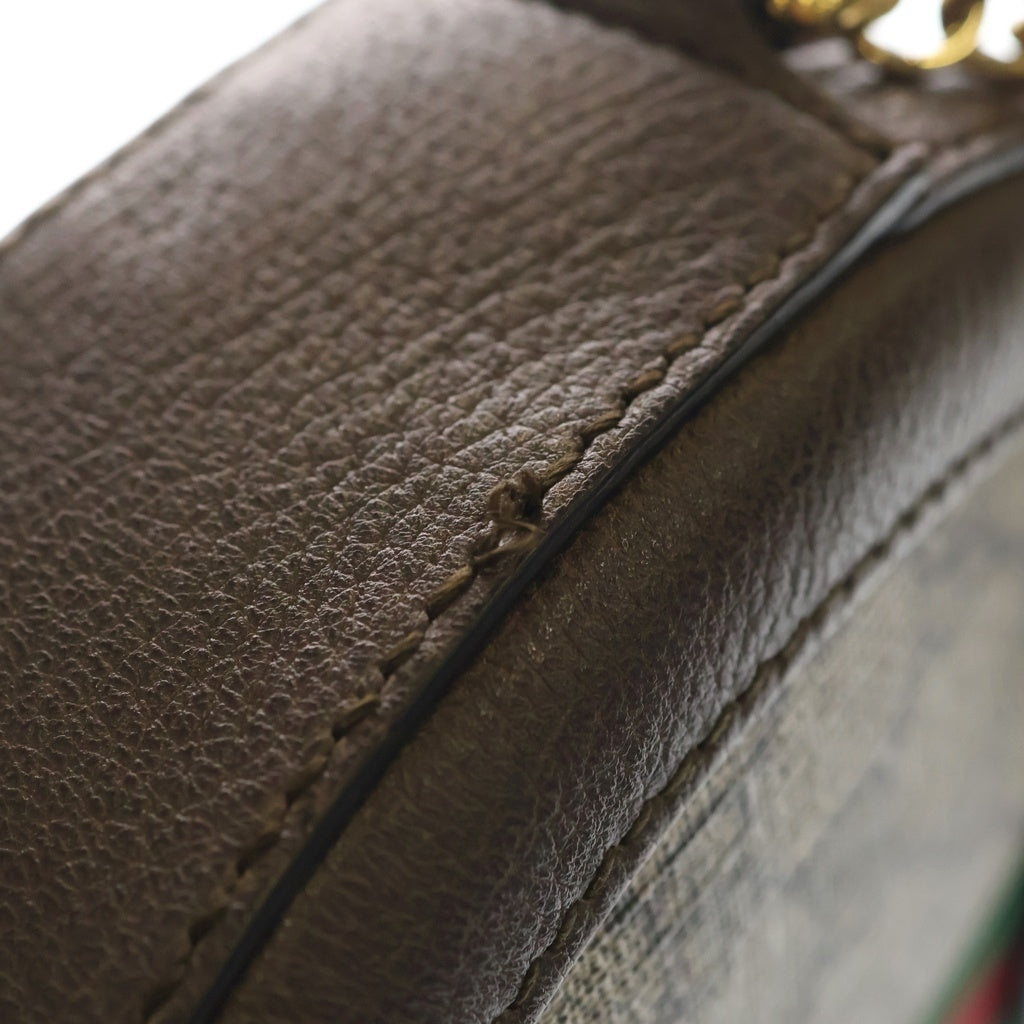 GUCCI(グッチ) オフィディア GG ミニ ラウンド ショルダーバッグ ベージュ 550618 レディース