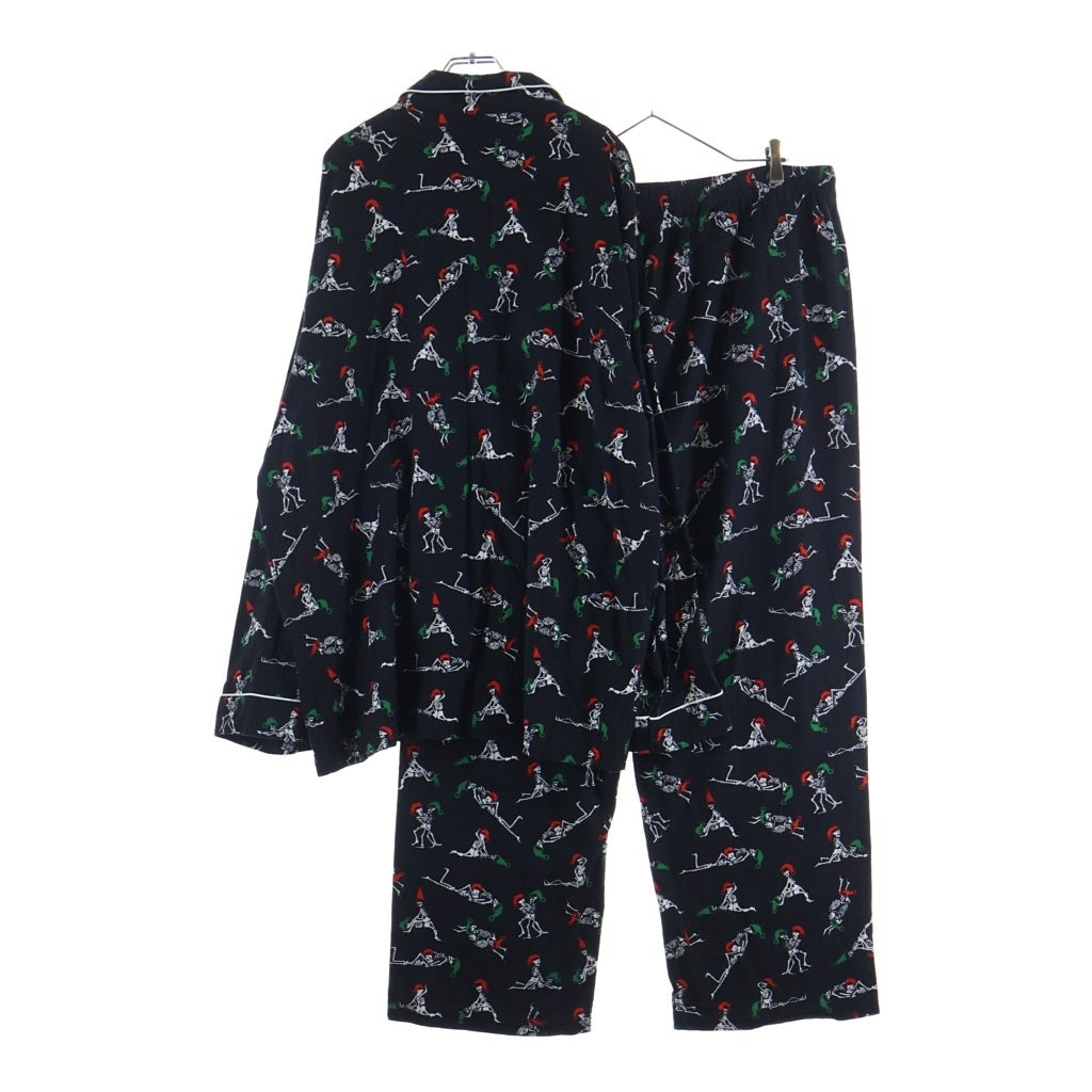 SUPREME(シュプリーム) 25AW Hanes Holiday Pajama Set ヘインズ ホリデー パジャマセット 長袖シャツ パンツ ブラック