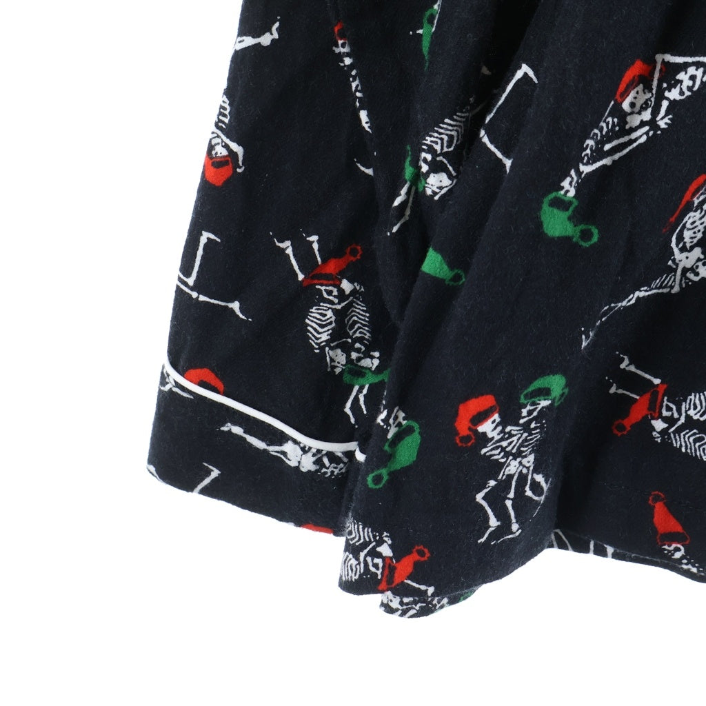 SUPREME(シュプリーム) 25AW Hanes Holiday Pajama Set ヘインズ ホリデー パジャマセット 長袖シャツ パンツ ブラック