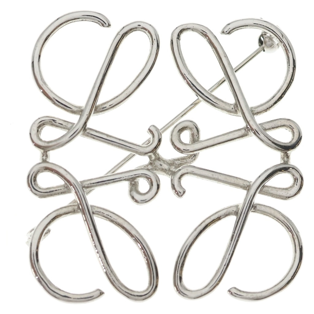 LOEWE(ロエベ) Anagram Brooch アナグラム ブローチ シルバー レディース