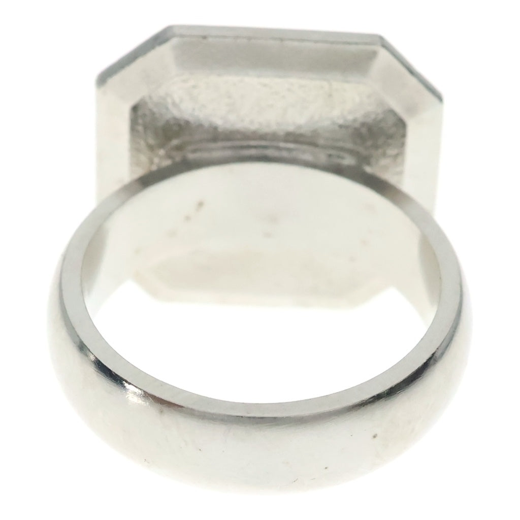 CHANEL(シャネル) Ring ココマーク ラインストーン装飾 リング シルバー