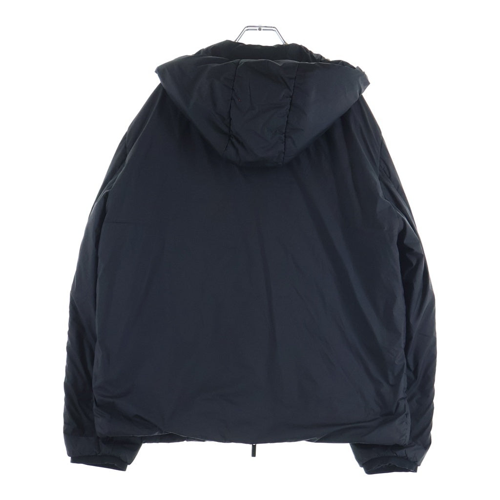 PRADA SPORT(プラダ スポーツ) 21AW BEYOND THE LINE ラバーロゴ パデットダブルジップアップジャケット ブラック LR-MX008-MK2 SGB296 S192