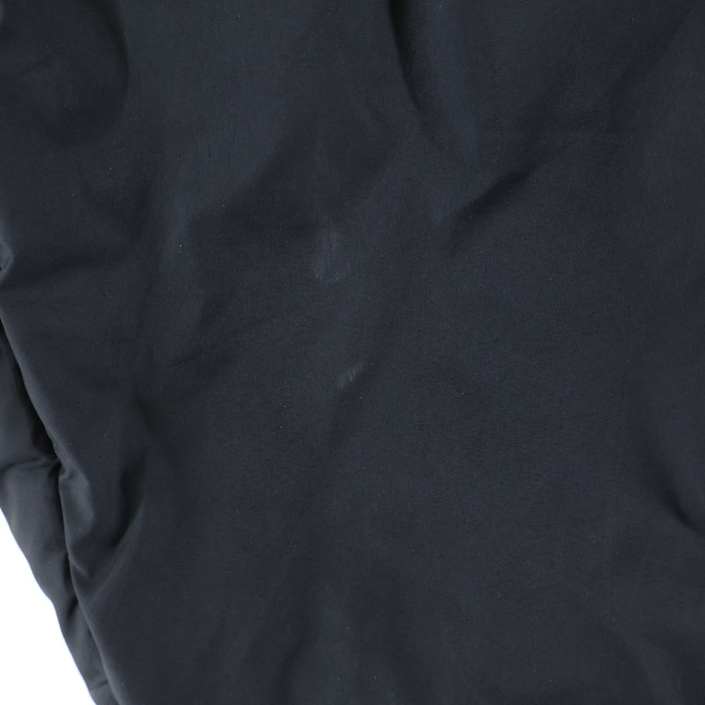 PRADA SPORT(プラダ スポーツ) 21AW BEYOND THE LINE ラバーロゴ パデットダブルジップアップジャケット ブラック LR-MX008-MK2 SGB296 S192