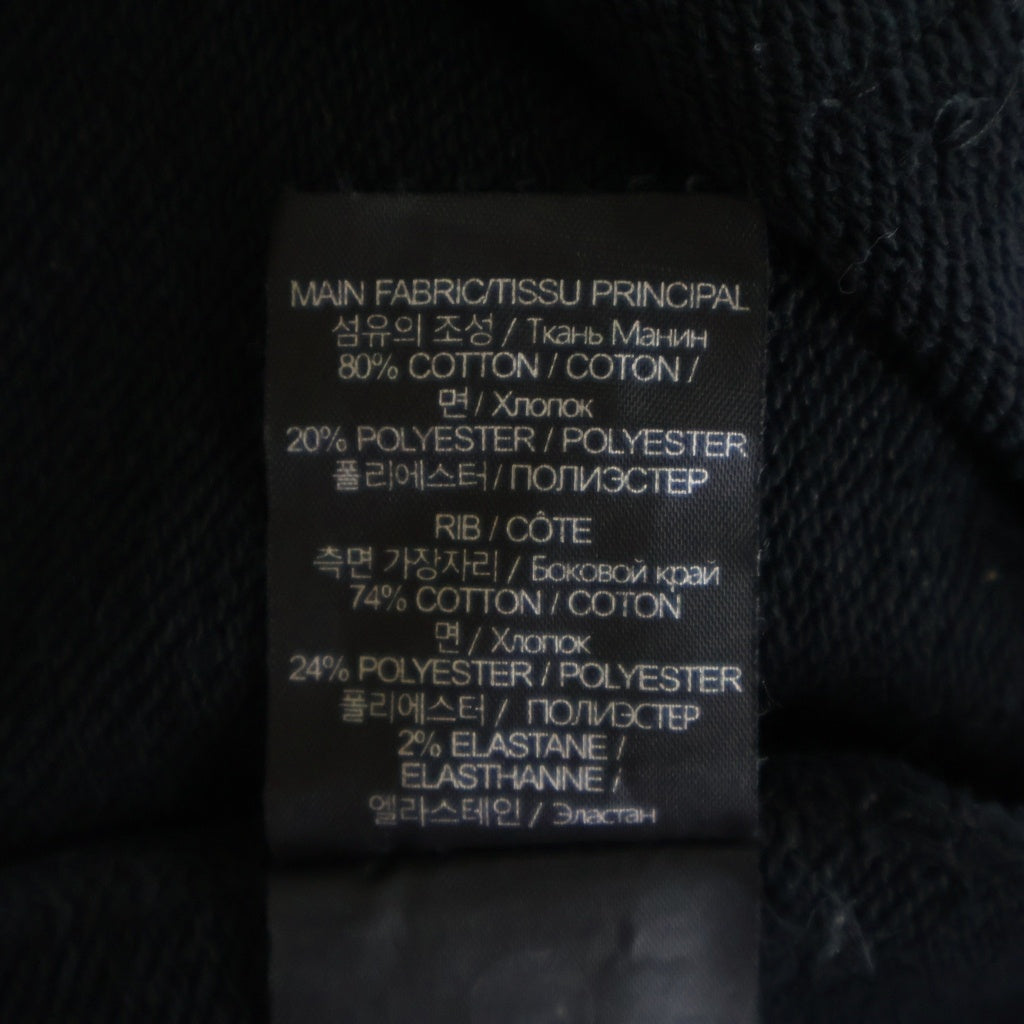 VETEMENTS(ヴェトモン) 21AW WORLD TOUR LOGO HOODIE ワールドツアーロゴフーディ バックプリントスウェットプルオーバーパーカー ブラック UA52TR910W