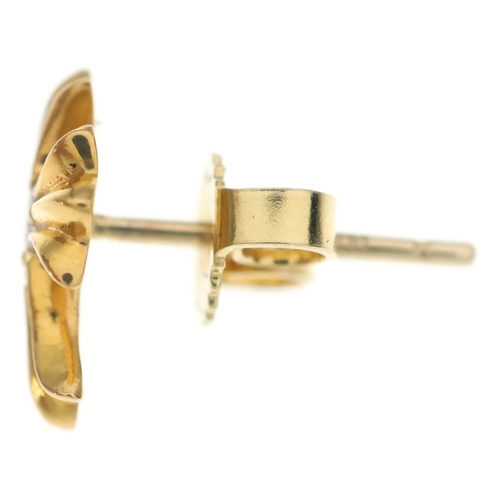 CHROME HEARTS(クロムハーツ) 22K No2 CH PLS 1DIA CHプラス スタッドピアス 1ダイヤ ゴールド BCA021