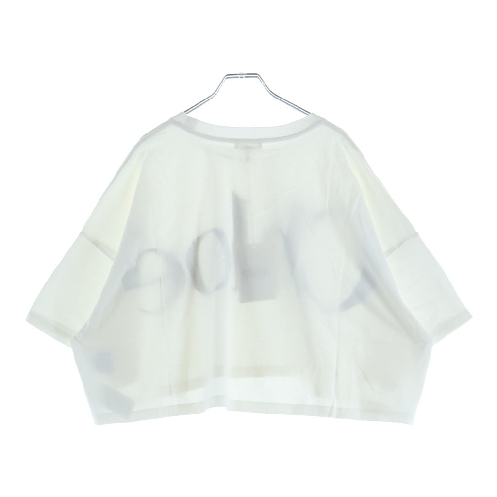Chloe(クロエ) ロゴプリント コットン半袖カットソー Tシャツ CH24AJH09183101S ホワイト レディース