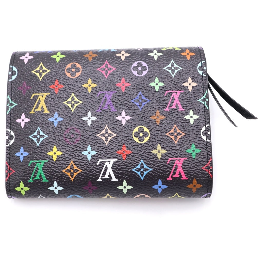 LOUIS VUITTON(ルイヴィトン) マルチモノグラム ポルトフォイユ ヴィクトリーヌ 三つ折り財布 M14163 ブラック