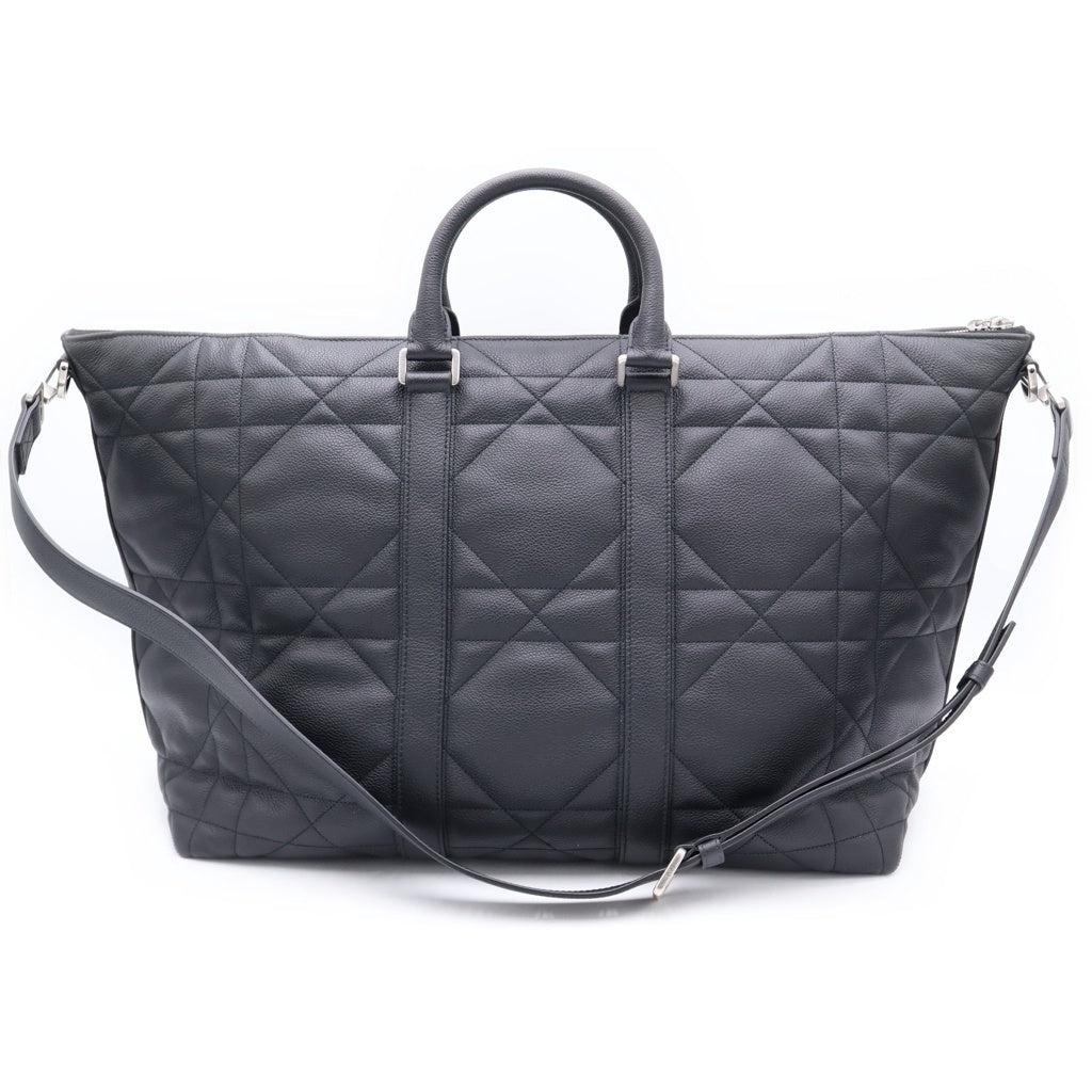 DIOR(ディオール) WEEKENDER 40 ウィークエンダー マキシカナージュ ボストンバッグ ブラック 1ESDU134MNE00NU