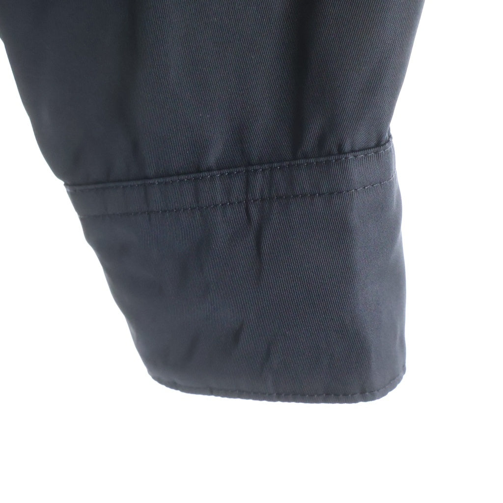PRADA(プラダ) Re-Nylon Oversize Shirt トライアングルロゴ リナイロン 長袖シャツ ブラック SC601