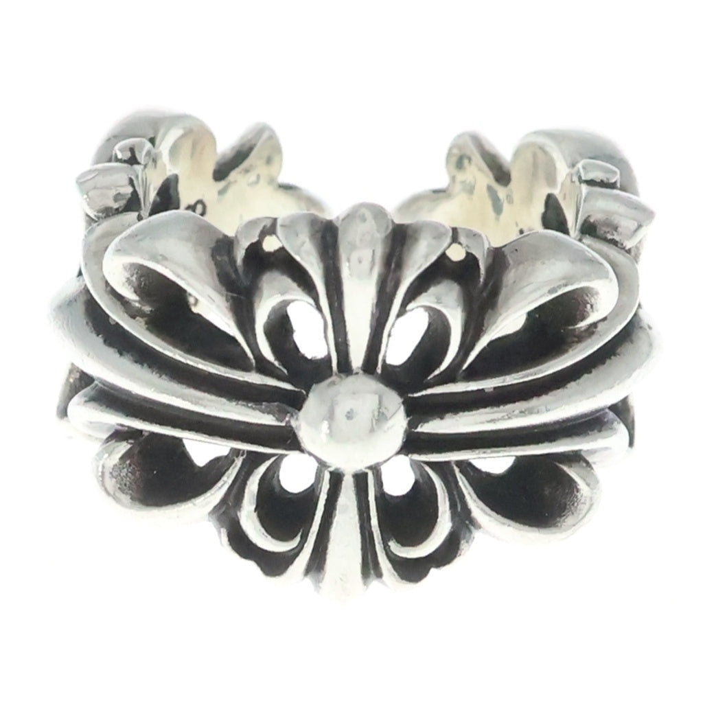 CHROME HEARTS(クロムハーツ) DBL FLRL CRS ダブルフローラルクロス リング シルバー BCA390