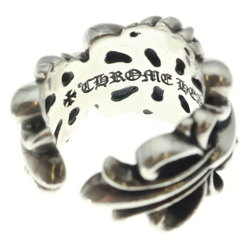 CHROME HEARTS(クロムハーツ) DBL FLRL CRS ダブルフローラルクロス リング シルバー BCA390