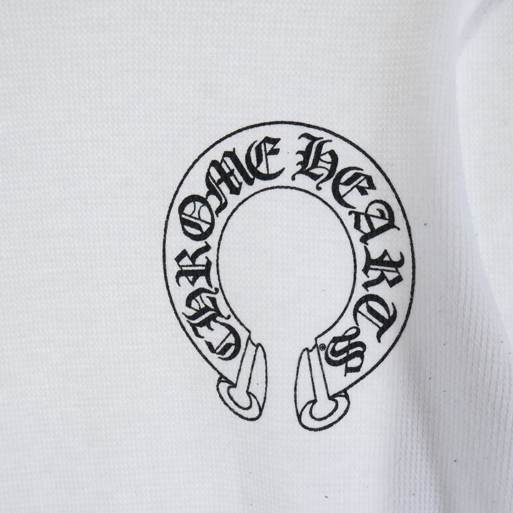 CHROME HEARTS(クロムハーツ) Thermal L S 袖フローラルプリントサーマル長袖カットソー ホワイト