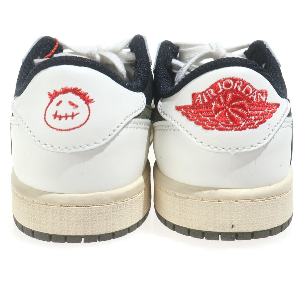 NIKE(ナイキ) ×TRAVIS SCOTT WMNS AIR JORDAN 1 LOW OG DZ5909-106 トラヴィススコット ウィメンズ エアジョーダン1 ローカットスニーカー マルチ 3Y/22.0cm