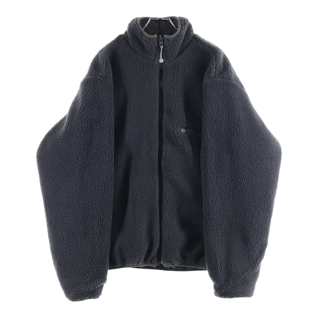 STUSSY(ステューシー) キルティング フリース リバーシブルジャケット グレー