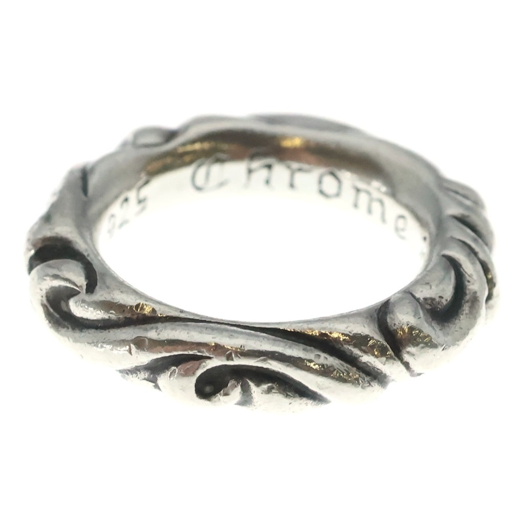 CHROME HEARTS(クロムハーツ) SCRL BAND スクロールバンド リング シルバー BCA351
