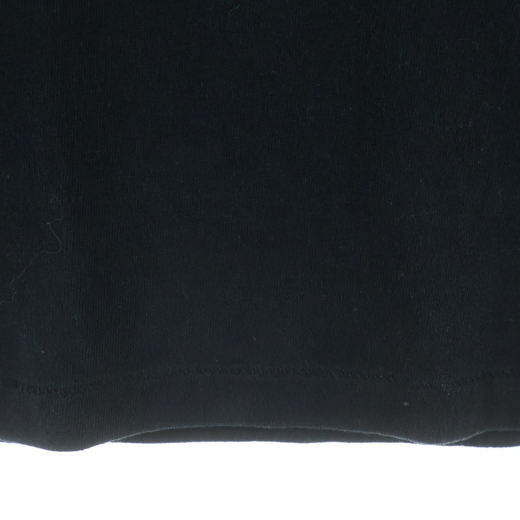 A BATHING APE(アベイシングエイプ) ABC CAMO カモ柄 フロントプリント クルーネック コットン半袖Tシャツ カットソー ブラック 001TEL801010M